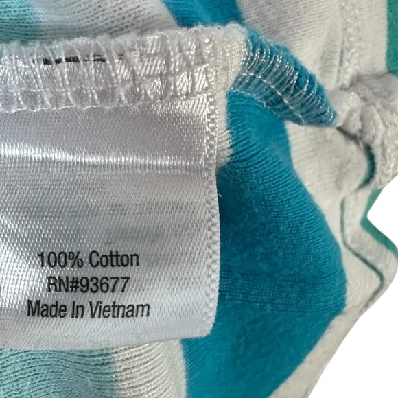 St. John’s Bay Women’s Striped Short Sleeve T-Shirt Size Small 100% Cotton - Picture 5 of 6